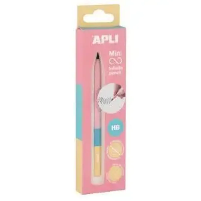PACK LAPIZ MINI INFINITE PENCIL HB TRICOL.ROSA
