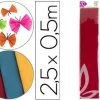 PAPEL CRESPON LIDERPAPEL 50 CM X 2.5M 34G/M2 ROJO