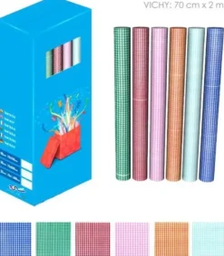 PAPEL DE REGALO 70X200CM TODO EL AÑO SURTIDO