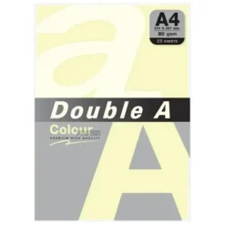 PAPEL DOUBLE A A4 80GR 25H MARFIL