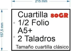 PAPEL 500HOJAS CUARTILLA 80GR 157,5X215MM NAVIGATOR HOJAS SUELTAS PARA IMPRESORA