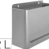 PAPELERA METALICA 99 DE PARED 285X125X325 GRIS