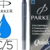 PAPER MATE CARTUCHO PLUMA PARKER AZUL /5UD 1950384 MAK081142