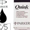 PAPER MATE CARTUCHO PLUMA PARKER NEGRO /5UD 1950382 MAK080388