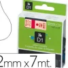 PAPER MATE CINTA DYMO D1 12MMX7M ROJO/BLANCO 45015 MAK220297