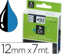 PAPER MATE CINTA DYMO D1 12MMX7M NEGRO/AZUL S0720560 MAK249948