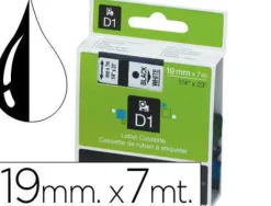 PAPER MATE CINTA DYMO D1 19MMX7M NEGRO/BLANCO S0720830/5803 MAK220300