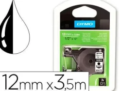 PAPER MATE CINTA DYMO D1 NYLON 12MMX3,5M NEG/BLA S0718040 MAK249978