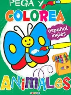 PEGA Y COLOREA ANIMALES 2