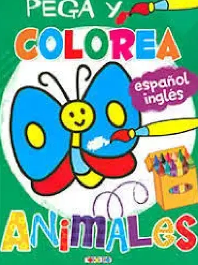 PEGA Y COLOREA ANIMALES 2