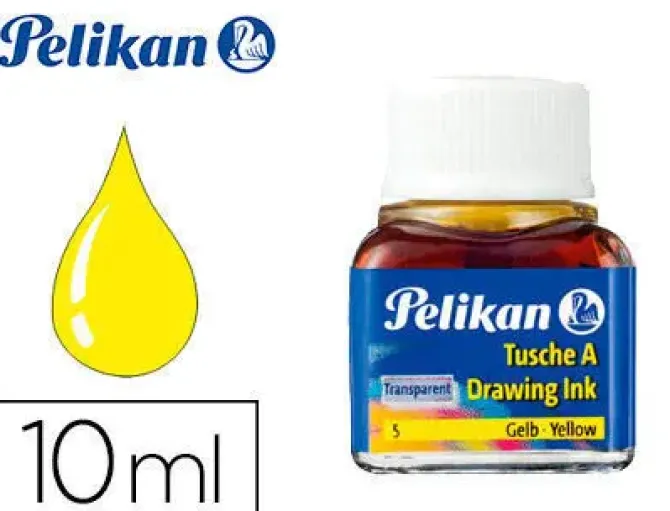 PELIKAN TINTA CHINA PELIKAN 10ML AMARILLO 201541/71105 MAK619988