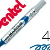 PENTEL MAXIFLO ROTULADOR PARA PIZARRA BLANCA - REGULACION DEL FLUJO DE TINTA - PUNTA DE BALA - ANCHO DE LINEA 2MM - 50% DE MATERIALES RECICLADOS - COLOR AZUL