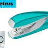 PETRUS 635 GRAPADORA METALICA - HASTA 30 HOJAS - EXTRAEGRAPAS INTEGRADO - GRAPADO CERRADO, ABIERTO Y CLAVADO - COLOR TURQUESA METALIZADO