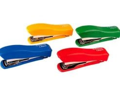 PETRUS 200 LILIPUT GRAPADORA + 1 CAJA GRAPAS 23/6-200 - HASTA 12 HOJAS - GRAPAS 23/6 - GRAPADO CERRADO Y CLAVADO - COLORES SURTIDOS