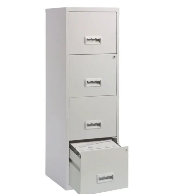 PIERRE HENRY CAJONERA CARPETAS 40X40X126 4C. GRIS 095158 MAK260141