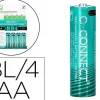 PILA Q-CONNECT AA RECARGABLE POR USB-C BLISTER DE 4 UNIDADES