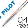 PILOT BOLIGRAFO DE BOLA RETRACTIL SUPER GRIP G4 - 4 COLORES - PUNTA 1.0MM - TRAZO 0.27MM - CUERPO TRANSPARENTE