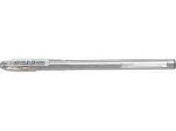 PILOT BOLIGRAFO DE GEL G1 - RECARGABLE - PUNTA DE BOLA 0.7MM - TRAZO 0.32MM - CUERPO TRANSPARENTE - COLOR PLATA
