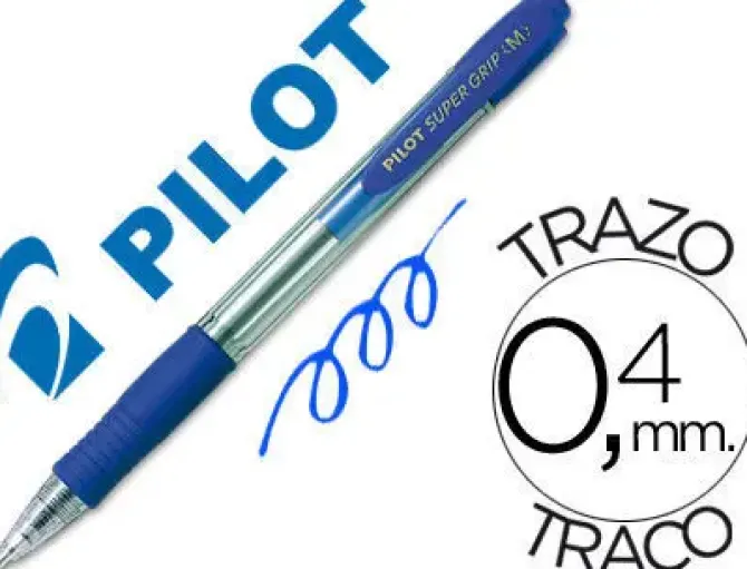 PILOT BOLIGRAFO PILOT SUPERGRIP AZUL BPGP-10R-M-L MAK080139