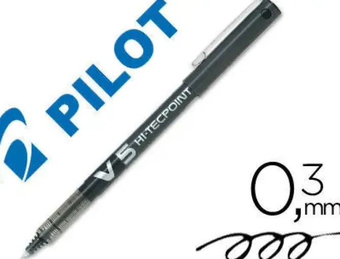 PILOT BOLIGRAFO PILOT V5 NEGRO BX-V5-B MAK080181