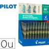 PILOT EXPOSITOR 60 BOLIGRAFOS DE BOLA RETRACTILES B2P ECOBALL BEGREEN + 10 B2P GEL BEGREEN - 86,64% DE PLASTICO RECICLADO - RECARGABLE - COLORES SURTIDOS