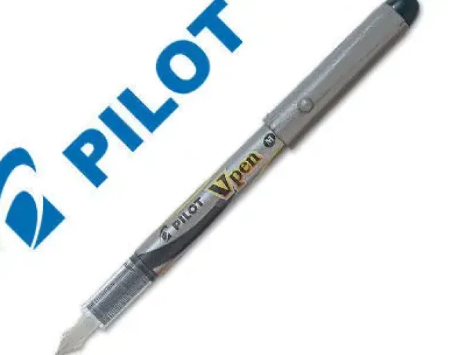 PILOT PLUMA PILOT V-PEN SILVER NEGRO SVPN-4W NE MAK119388