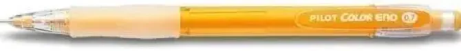 PILOT PORTAMINAS COLOR ENO H-197 - TRAZO 0.7MM - GRIP DE GOMA - GOMA DE BORRAR - MINA COLOR NARANJA