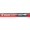 PILOT ROTULADOR PERMANENTE 100 - PUNTA FINA DE BALA 4,5MM - TRAZO 1MM - COLOR ROJO