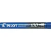 PILOT ROTULADOR PERMANENTE 100 - PUNTA FINA DE BALA 4,5MM - TRAZO 1MM - COLOR AZUL