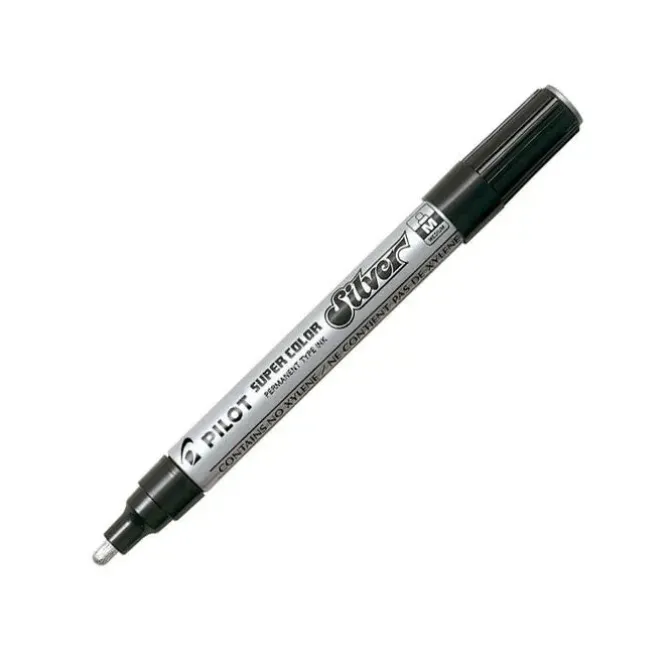 PILOT ROTULADOR PILOT MEDIO 2MM PLATA SC-S-M MAK080309