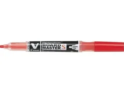 PILOT V-BOARD MASTER S BEGREEN ROTULADOR PARA PIZARRA BLANCA - PUNTA REDONDA 3.5MM - TRAZO 1.3MM - 80% PLASTICO RECICLADO - RECARGABLE - COLOR ROJO