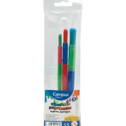PINCEL ACUARELA CAMPUS BOLSA 3U S-M-L 600402