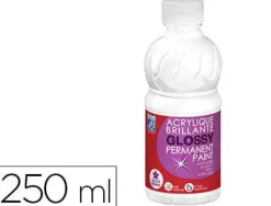 PINTURA ACRILICA L&B BRILLO BLANCO BOTE DE 250 ML