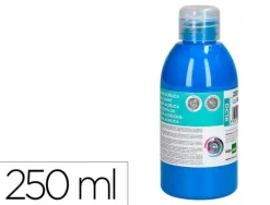 PINTURA ACRILICA LIDERPAPEL BOTE DE 250 ML CIAN