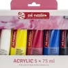 PINTURA ACRILICA TALENS 5 COLORES SURTIDOS 82805M 625484
