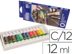 PINTURA OLEO ARTIST CAJA CARTON DE 12 COLORES SURTIDOS TUBO