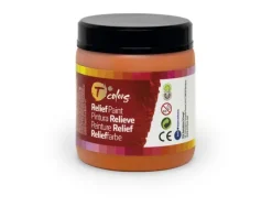 PINTURA RELIEVE TCOLORS NARANJA BOTE DE 250 ML