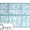 PLANTILLA PARA ROTULAR ALTURA DE LETRA 30 MM REF 25828