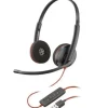 PLANTRONICS/POLY BLACKWIRE C3220 USB-A AURICULARES CON MICROFONO - ALMOHADILLAS ACOLCHADAS - CONTROLES EN CABLE - COLOR NEGRO
