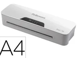 PLASTIFICADORA FELLOWES PIXEL A4 2 RODILLOS SISTEMA ANTIATASCO APAGADO AUTOMATICO HASTA 125 MC
