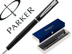 PLUMA WATERMAN ALLURE LACA NEGRA EN ESTUCHE DE REGALO