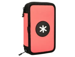 PLUMIER ESCOLAR ANTARTIK DOBLE COLOR CORAL 28 PIEZAS