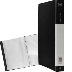 PLUS CARPETA 60 FUNDAS PLUS A4 RIGIDO NEGRO OPACO MT60 BLACK MAK180693