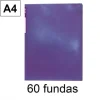 PLUS CARPETA FUNDAS PLUS A4 FLEXIBLE TRANSLUCIDO VIOLETA 181336