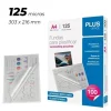 PLUS FUNDA PLASTIFICAR A4 303X216 125M 100U 125MATE DINA4 MAK220417