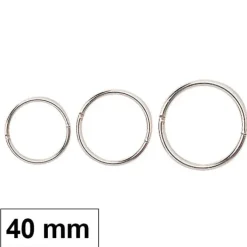 PLUS OFFICE ANILLAS METAL Nº5 40MM /25UD AS-5 MAK180304