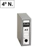 PLUS OFFICE ARCHIVADOR PLUS 4º APAIS GRIS FORRAD 4041A MAK180082