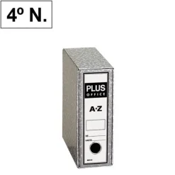 PLUS OFFICE ARCHIVADOR PLUS 4º APAIS GRIS FORRAD 4041A MAK180082