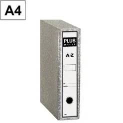 PLUS OFFICE ARCHIVADOR PLUS A4 NAT. GRIS FORRADO 4061 MAK180083
