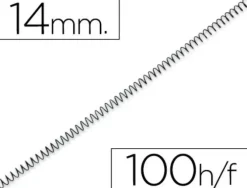 PLUS OFFICE ESPIRALES P.56 4:1 14MM C/100 3034EMN14 MAK215242